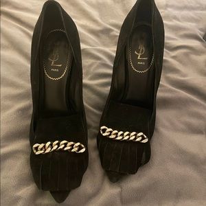 COPY - YSL Gold Chain Heels Size 38 1/2
